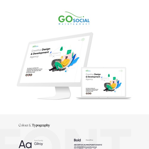 Web development company web-site redesign Design by aarsita