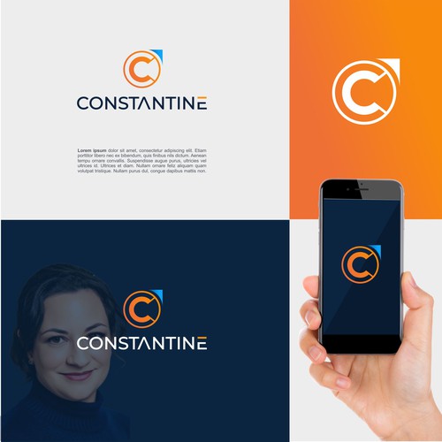 Constantine Logo Design by Maia.Designer