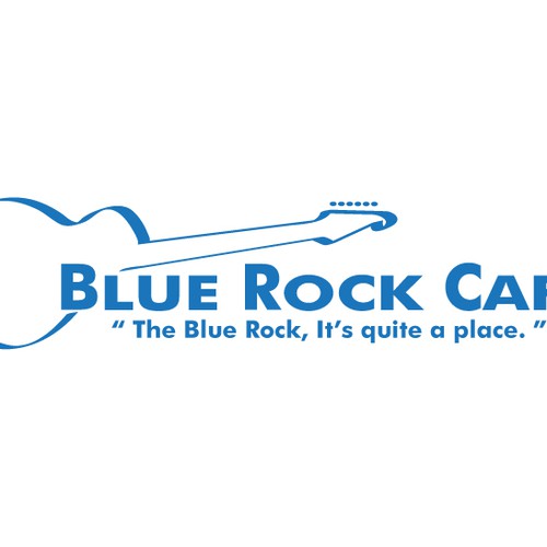 logo for Blue Rock Cafe Réalisé par boogiemeister