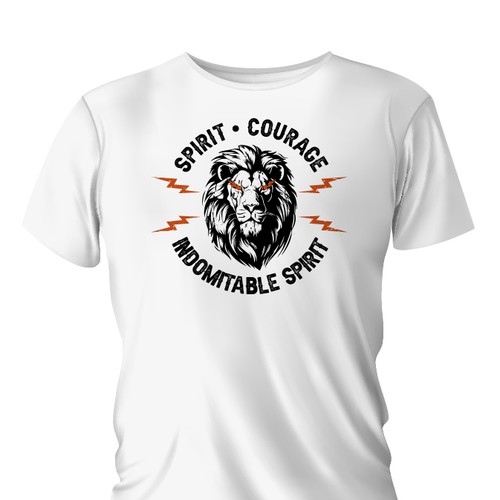 Lion tshirt design to inspire men to greatness Design by niki99