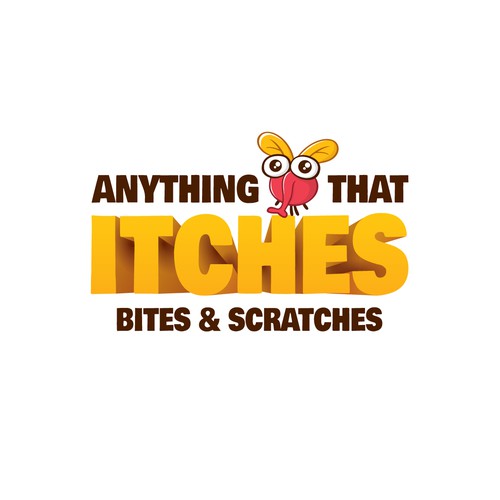 "Anything That Itches bite cream!" winning Logo design