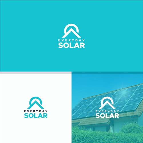 Everyday Solar Logo Design Diseño de Lucky Creative
