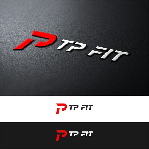 Create a powerful bold logo for my personal fitness brand TP Fit. Design by megawon®