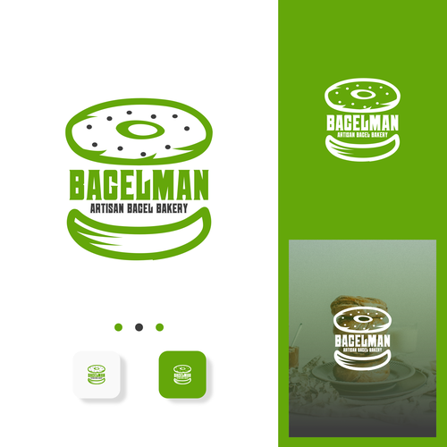 Design a cool new logo for an established bagel bakery Design by MotionPixelll™