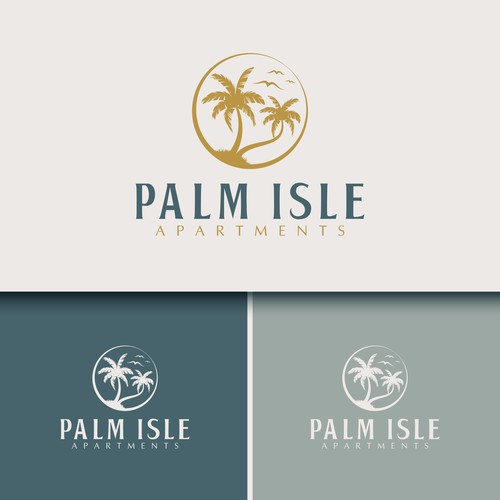 Rebrand/Redesign the logo for Palm Isle Apartments!! Design by DUDS@15