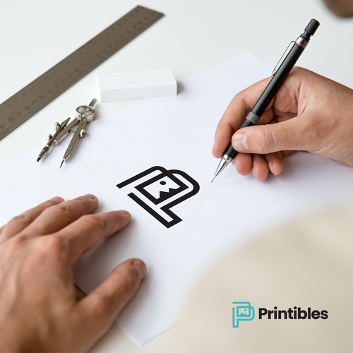 Stylish Logo for New Wall Art  Brand - Multi-Vendor Printable Art Design by Oreodaddy™