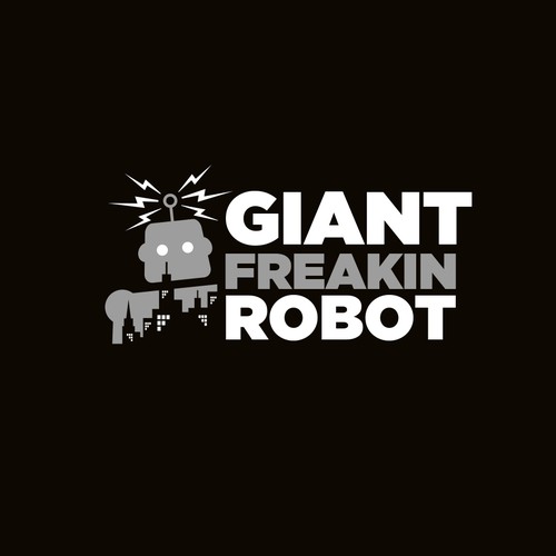 Minimalist, Classy Giant Robot Logo Wanted Design by TJCD