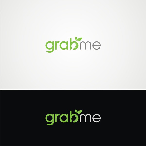 natural & modern logo for "grab me"
