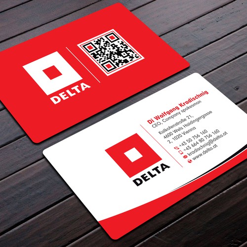 DELTA Business Card Relaunch Design réalisé par prosenjit_P