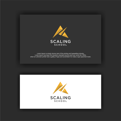 Design A Logo + Brand Guide For The "Scaling School" Design by Nirlinadi