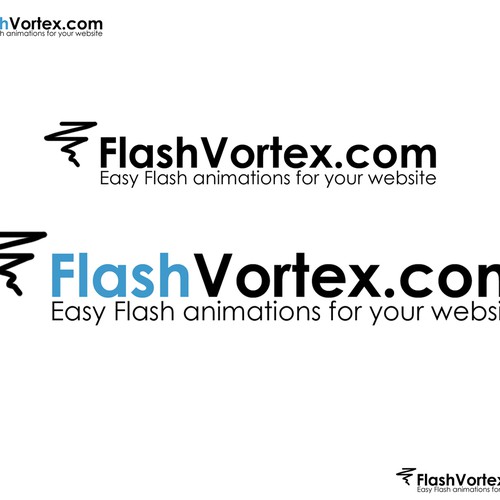 FlashVortex.com logo Design by Golek Upo.