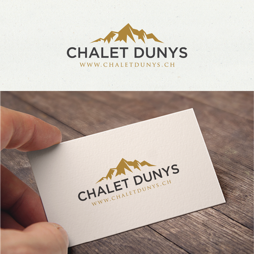 Create a expressive but simple logo for the Chalet Dunys in the Swiss Alps Design por M U S