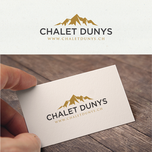 Create a expressive but simple logo for the Chalet Dunys in the Swiss Alps Design by M U S