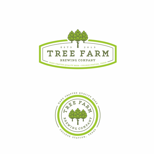 Craft Beer and Brewery Logo for Tree Farm Brewing Company | Logo design ...