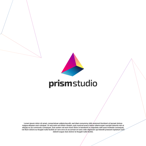 NEW creative logo design for Prism Studio Design by workhard_design
