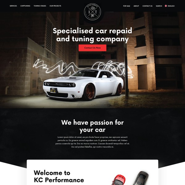 Re-design for a famous Dutch car tuning company