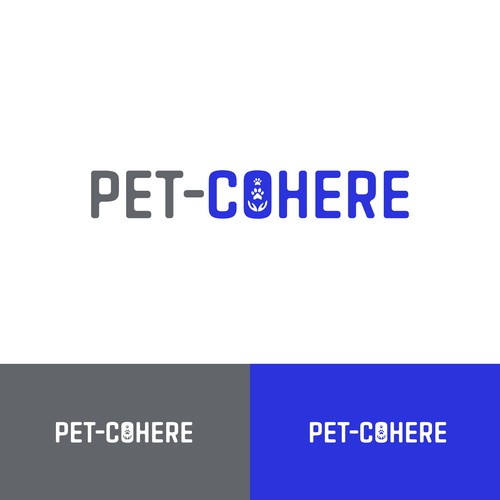 Create a Playful and Modern Logo for PET-COHERE, an E-Commerce Brand Focus on Pet Bonding. Design by alexanderr