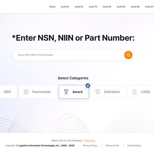 Website Search Page Design by AxayS