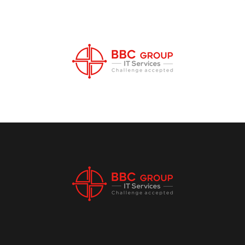 Logo for a leading internal IT Service Provider - Challenge accepted? Design by Alwide