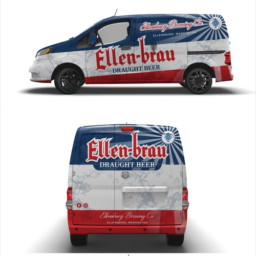 Design a vehicle wrap for a brewery Design by dnite