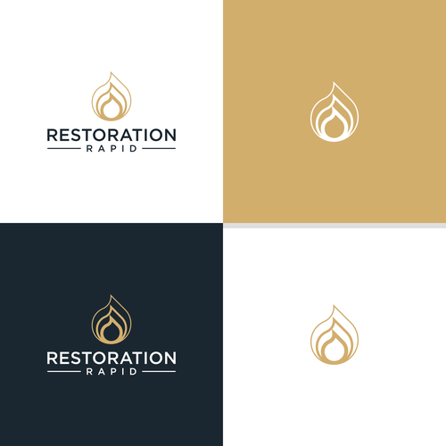 Logo for Restoration company! Design by AMERA™