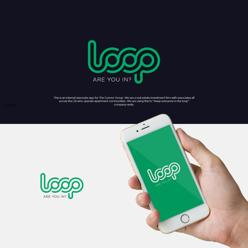 (GUARANTEED) Fun Logo for App: Loop - Are you In? Design by Tomillo