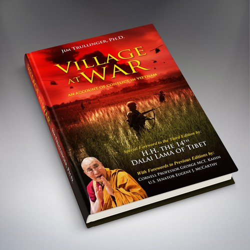 Diseño de Cover for Third Edition of Classic Work on the Vietnam War. Special Foreword by H.H. the Dalai Lama. de Rav Astra