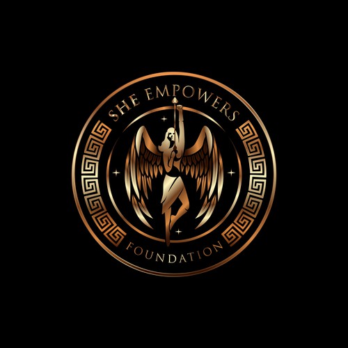 SHEempowers - luxurious design of a woman preferrably in some kind of a circle to appeal to women professionals Design by eMbo