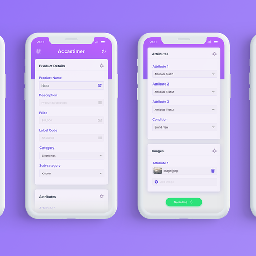 Create UI/UX for custom Android app Design by visualartstudio