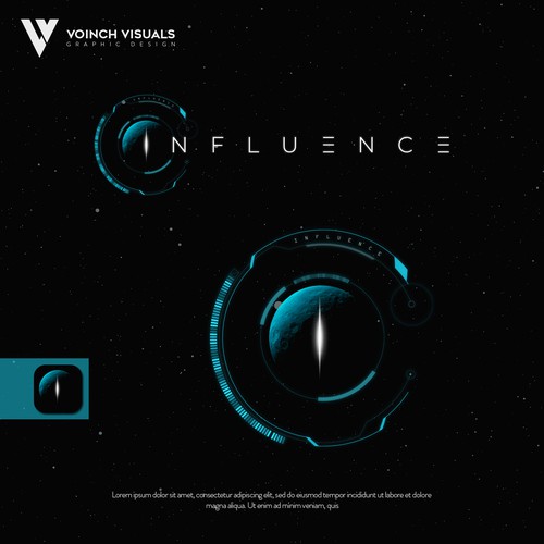 Design a sleek, sci-fi logo for a space strategy game Design by Voinch Visuals