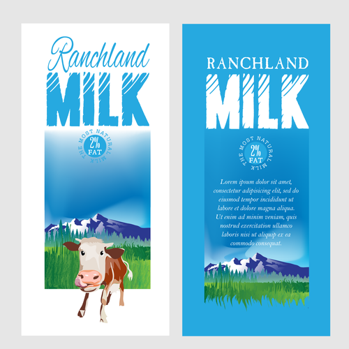 Create the Package for a New Major Milk Brand in China Design by Designus