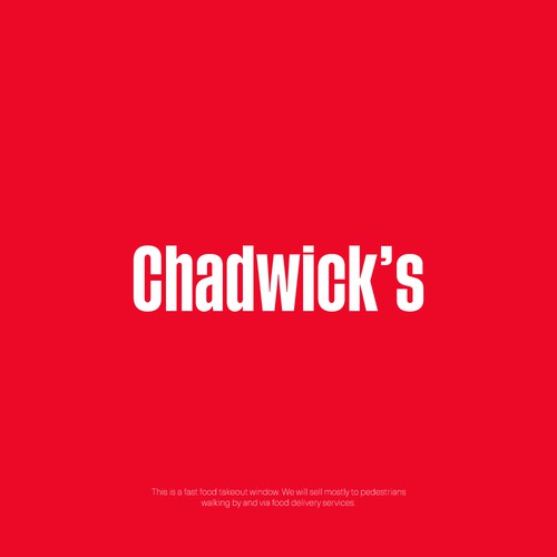 Chadwick’s Restaurant Logo Design réalisé par ERDIHAN DESIGN