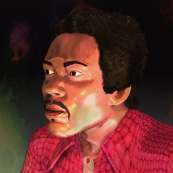 hendrix 3d head model