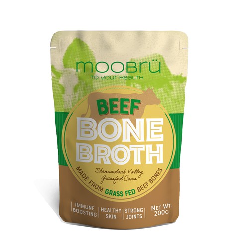 Bone Broth Package Design by MAXO Design