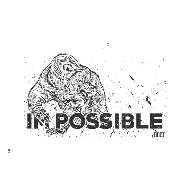 Design by sokhamadz titled "GRIZZLY illustration"