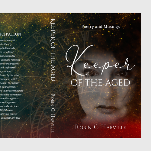 Pack a Prolific Punch Design for Keeper of the Aged: Poetry and Musings Book Cover Design por arobindo