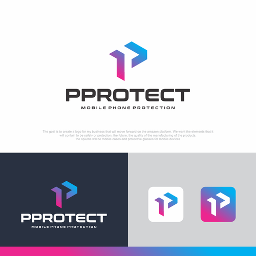PPROTECT (Phone protect logo) (mobile cases and screen protectors) Design by Nirvana666