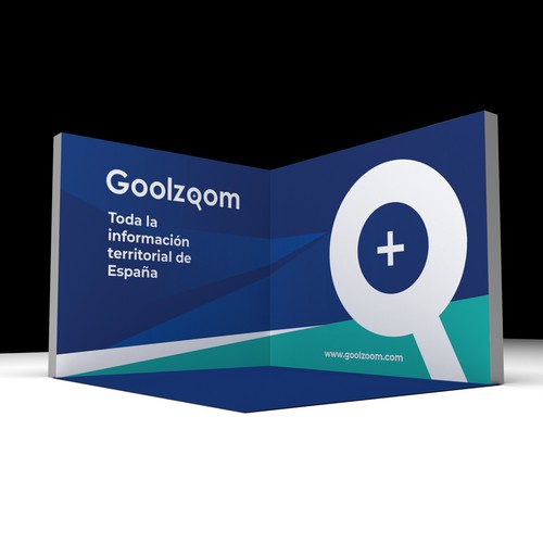 "Imagen de fondo para el stand de feria de Goolzoom" winning Logo design