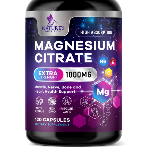 Premium Magnesium Citrate Design needed for Nature's Nutrition Design by TUNSAY