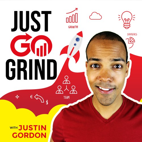 Podcast Cover Art for Entrepreneurial Podcast Design by Designer Group