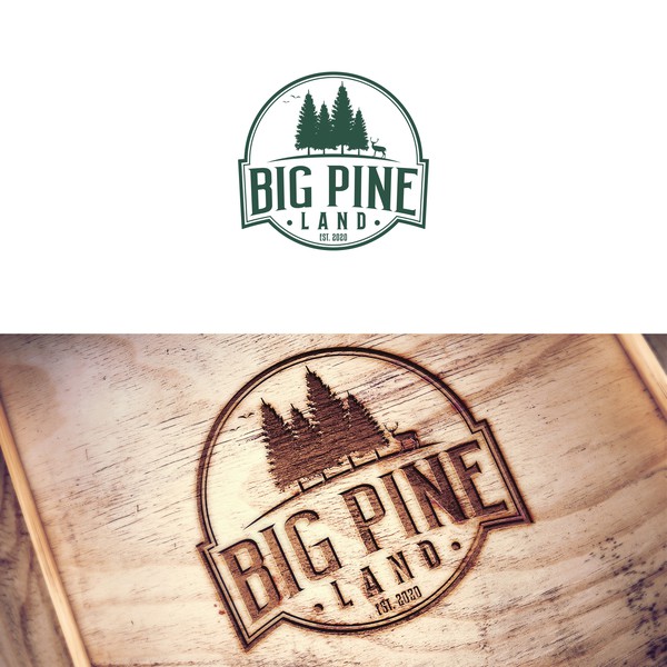 Design by BrandSketchers titled "Big Pine Land"
