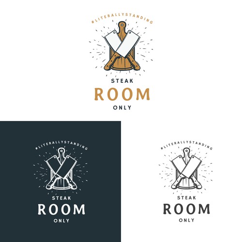 Design an "Instagramable" Logo for a modern steak quick service restaurant Design by bulldesign.agency