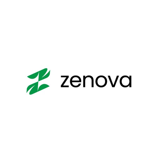 Zenova Logo: Revolutionary suite of health and wellness mobile apps Diseño de Esui Studio