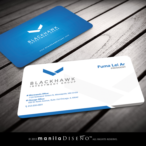 Help Blackhawk Investment Group with a new stationery Stationery contest