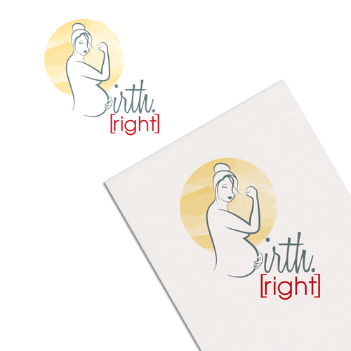 Create an awesome, noticeable and approachable logo for birth.right Design by Mihaela♡