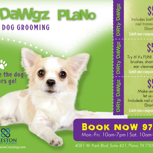 Create an ad for Dirty Dawgz Design by Mili Draws