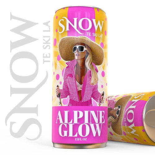 Snow Tequila Cocktail CANS Design réalisé par design to brand