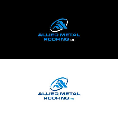 Allied Metal  Roofing logo Design by Ekyrt