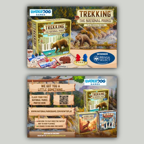 Looking for a Great Postcard for our National Parks game! Design by allMarv