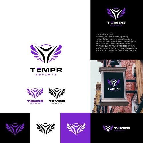 Logo for TEMPR Esports Design by eRsiti_Art